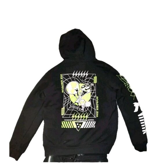 Invader Zim Gir Zip Up Hoodie. Size Women's Size XL Reversible Hoodie. - Picture 8 of 11